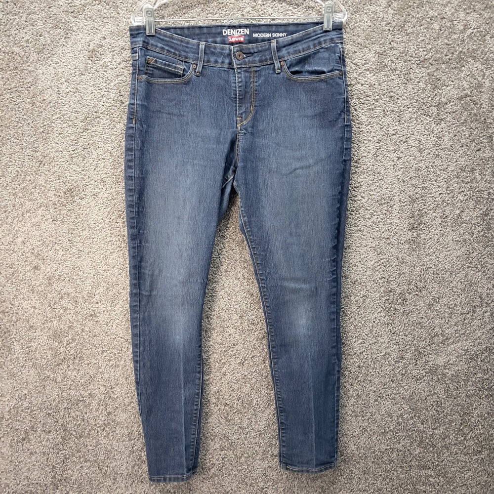 Denizen from Levis Modern Skinny Blue Denim Jeans Womens Size 12M Stretch Slim